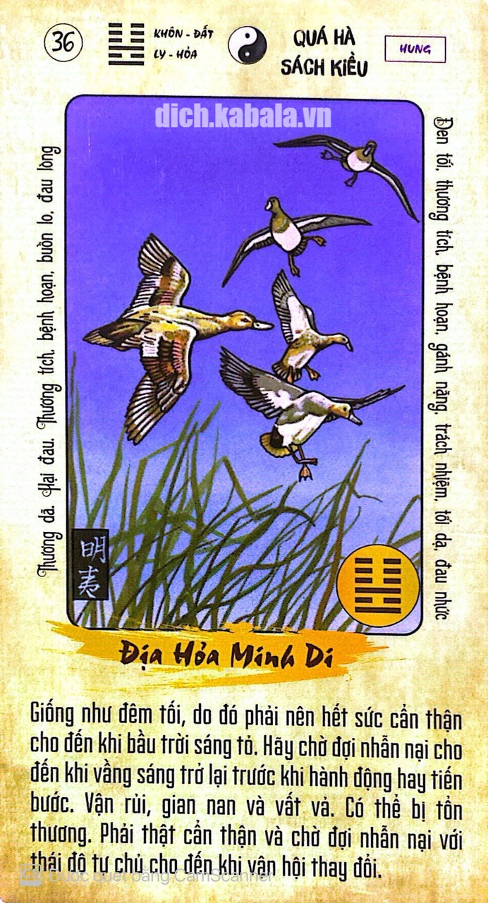 Quẻ 36: Minh Di