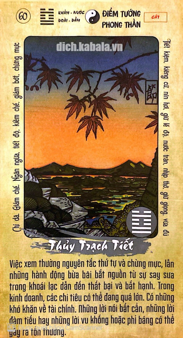 Quẻ 60: Lôi Thủy Giải